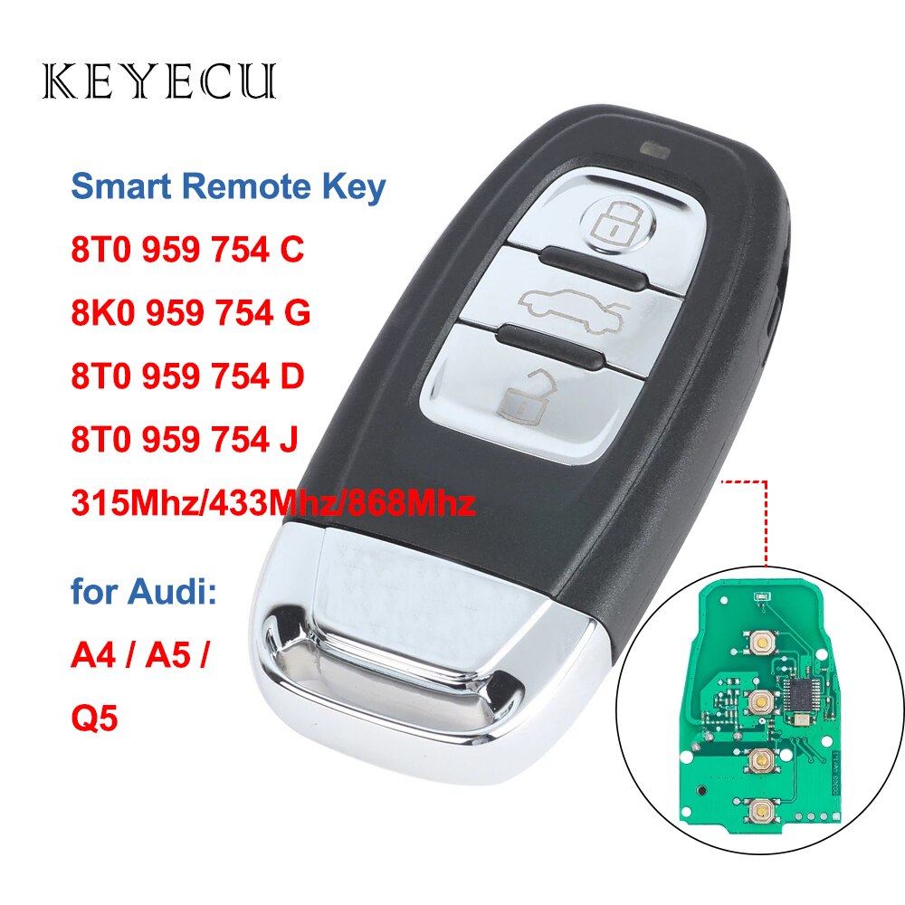 Keyecu-Ʈ  ڵ ڵ Ű, ƿ A4 S4 RS4 A5..